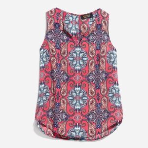 Renee C Jory Split Neck Blouse